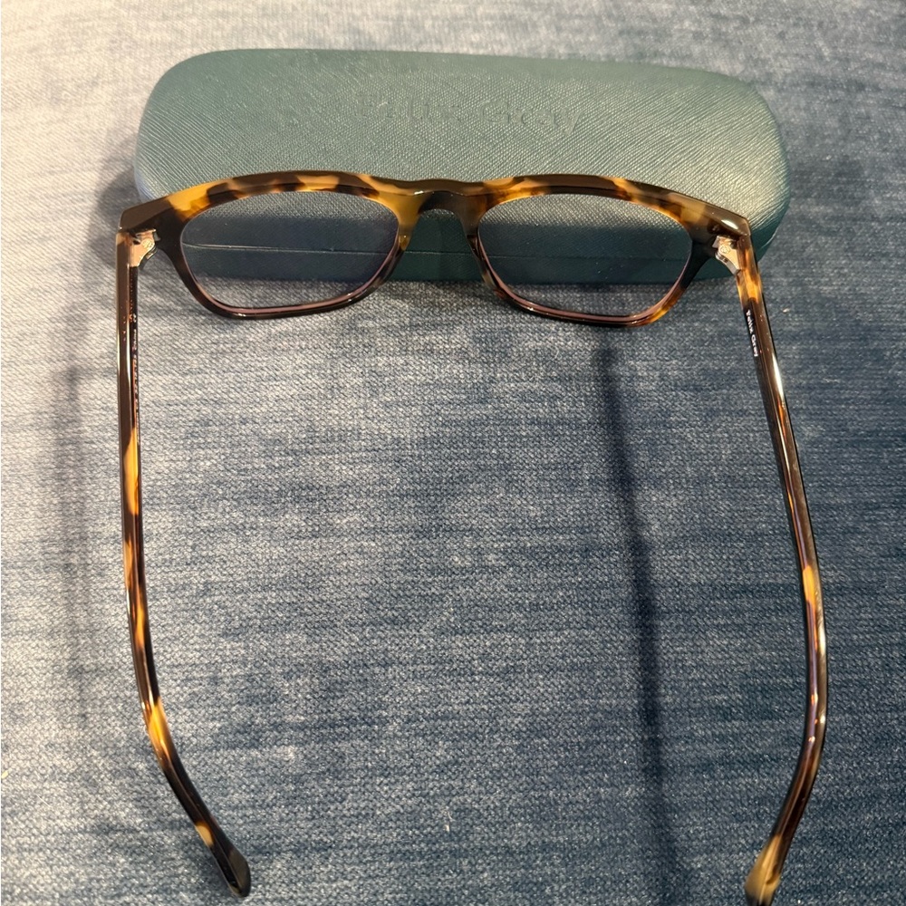 Tortoise Shell Eyeglasses With Case - image 2